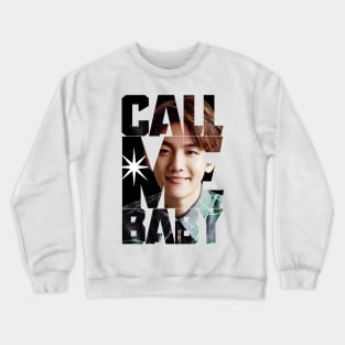 EXO Baekhyun Call Me Baby Typography Crewneck Sweatshirt